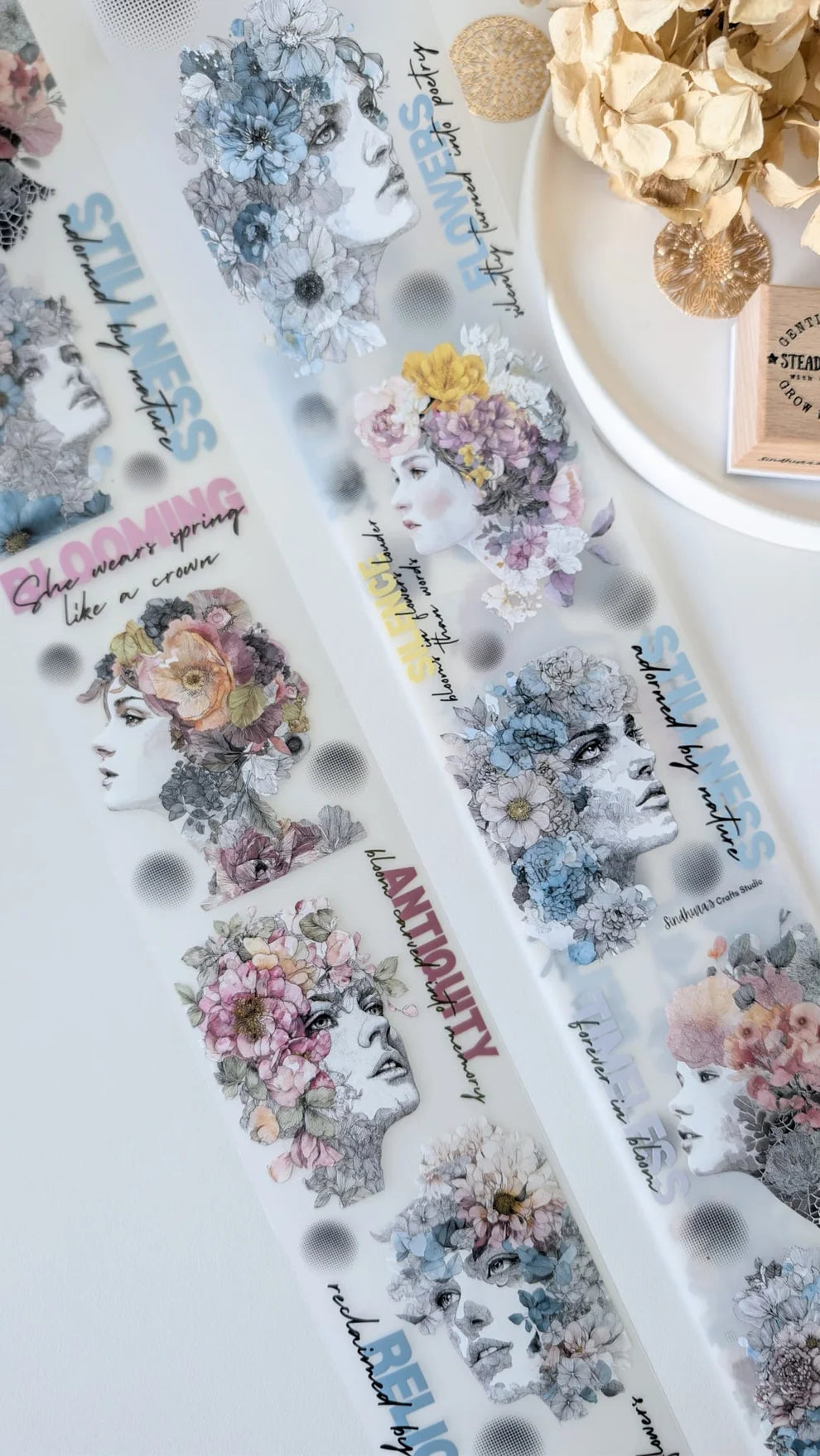Sindura's Crafts Studio - The Blooming Muse | Matt PET Tape