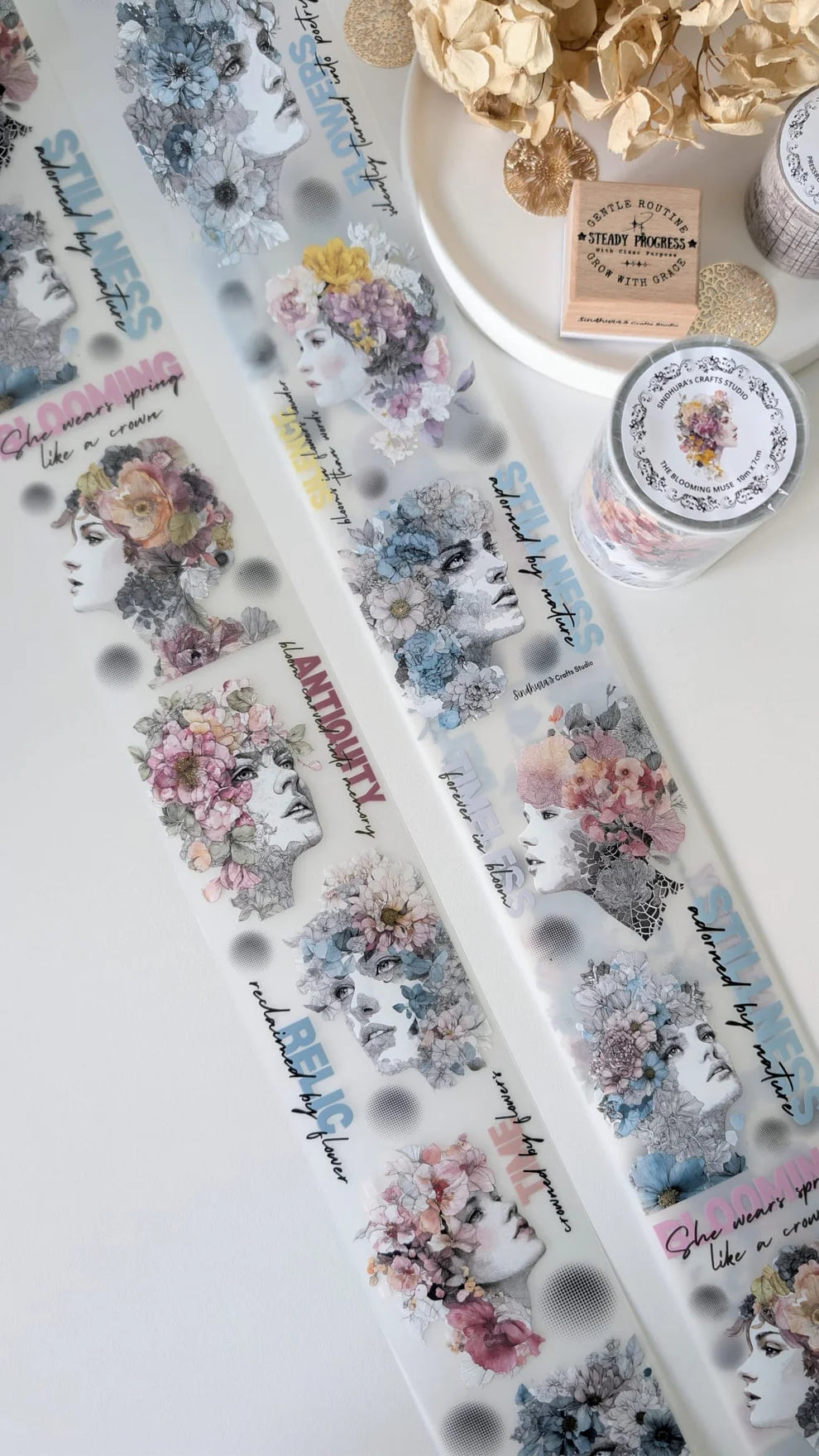 Sindura's Crafts Studio - The Blooming Muse | Matt PET Tape