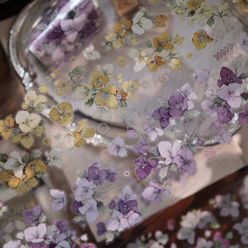 Yier Studio - The Bouganvillea | Shell Light Pre-cut PET Tape