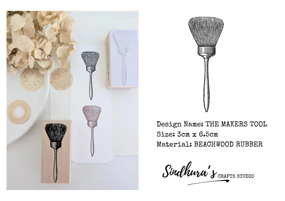 Sindhura's Crafts Studio - The Maker's Tool | Beachwood Rubber Stamp
