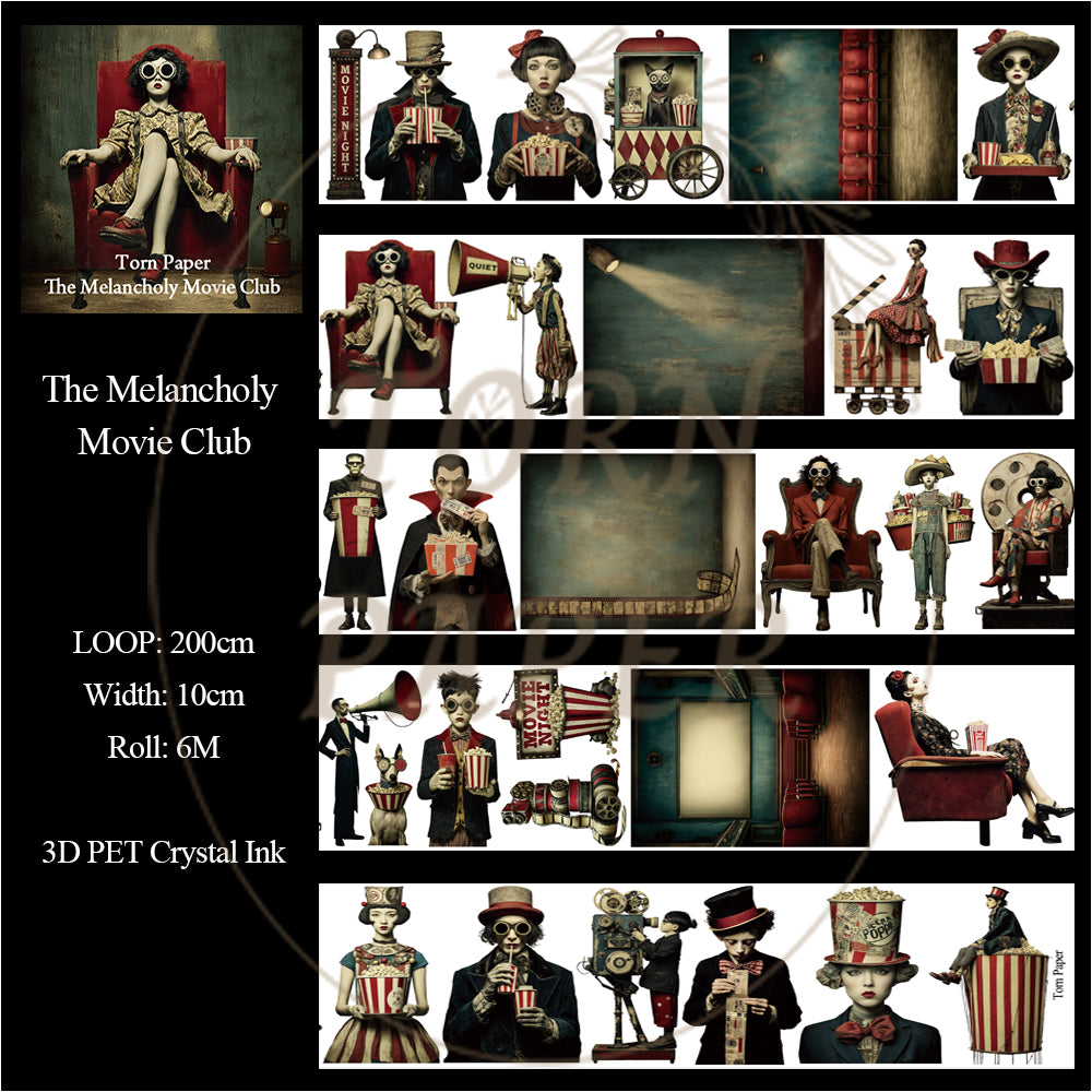 TP - The Melancholy Movie Club | Wide PET Tape