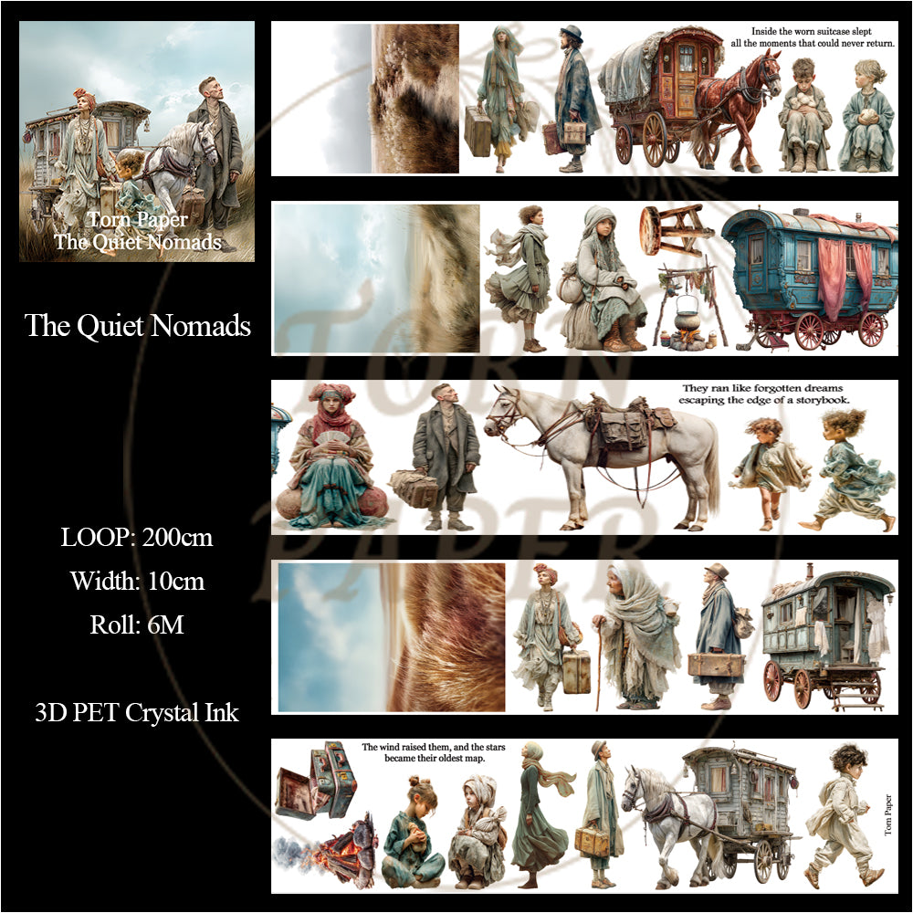 TP - The Quiet Nomads | Wide PET Tape