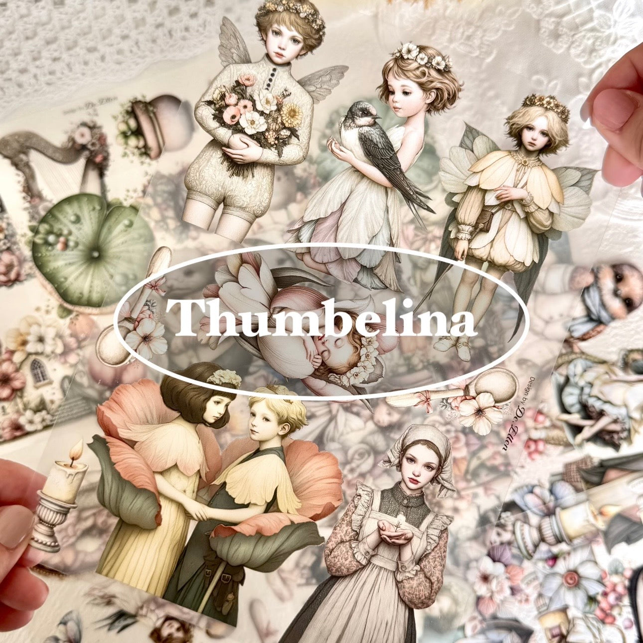 DE - Thumbelina | Glossy PET Sticker Sheets