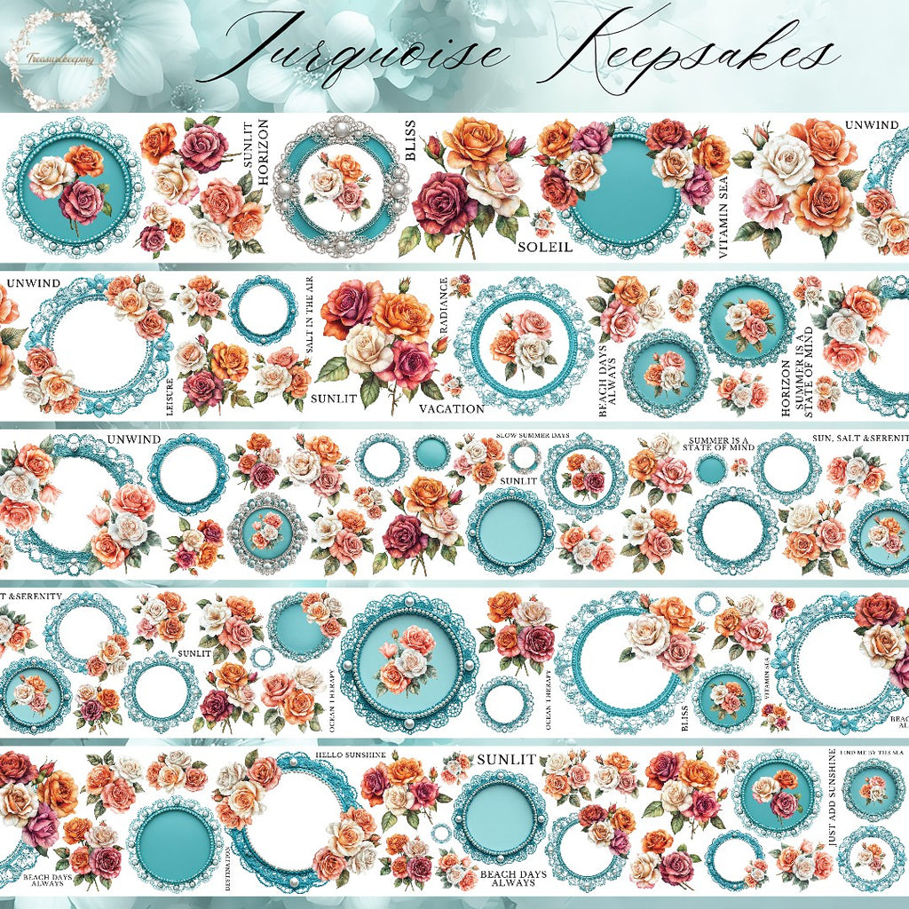 TK - Turquoise Keepsakes | Matt PET Tape