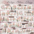 TK - Vintage Bloom Diary | Matt PET Tape