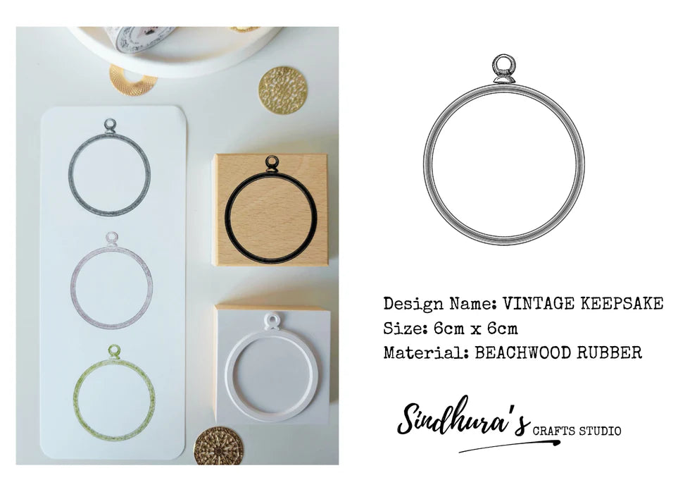 SCS - Vintage Keepsake | Beechwood Rubber Stamp