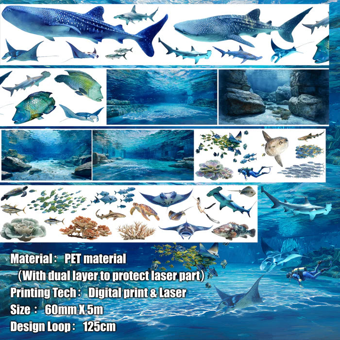 SH - Sala del Tiburón Ballena | Cinta PET