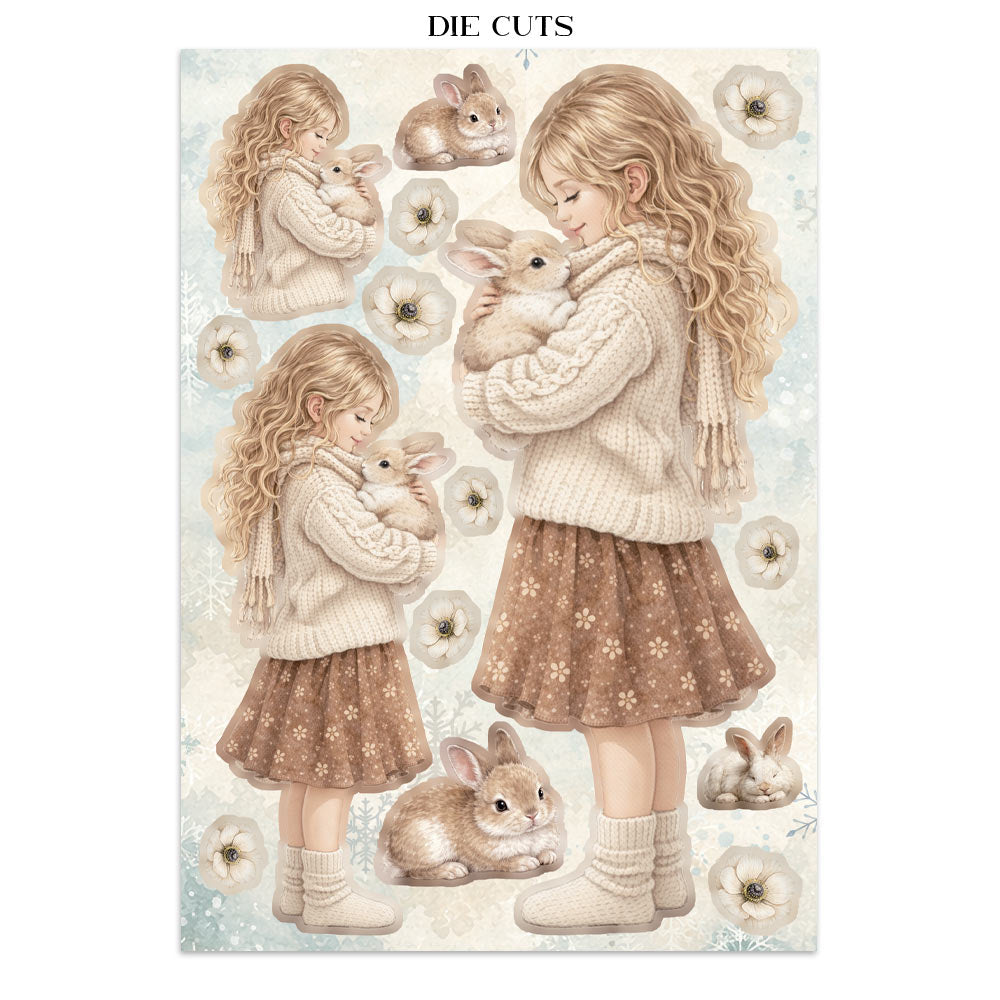 ST - White Christmas Focus Points | A5 Junk Journal