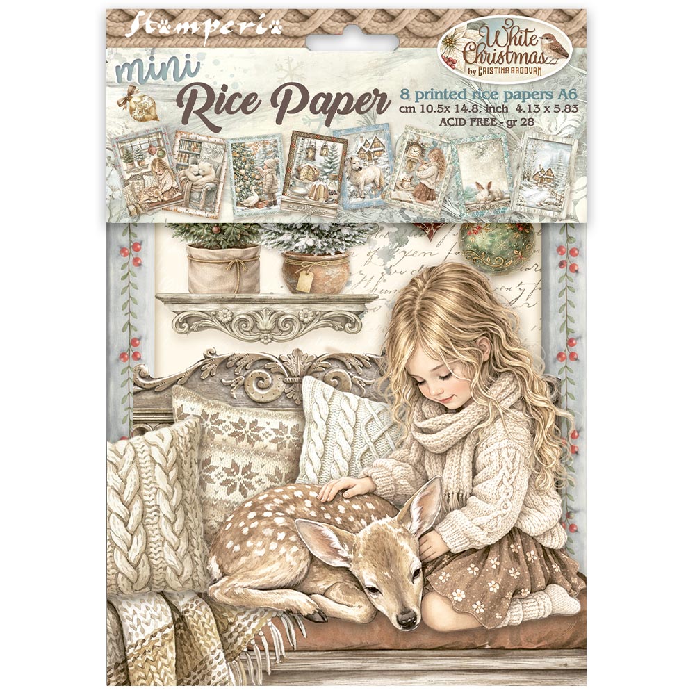 ST - White Christmas | Mini Rice Paper