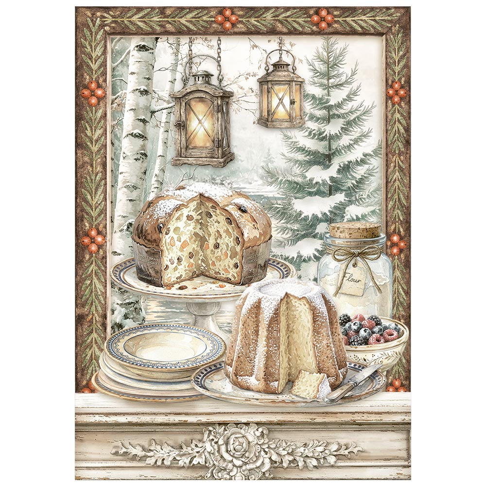 ST - White Christmas | Mini Rice Paper
