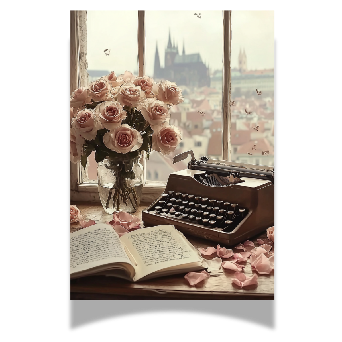 TK - Written In Quiet Hours | Large Scene Washi Paper