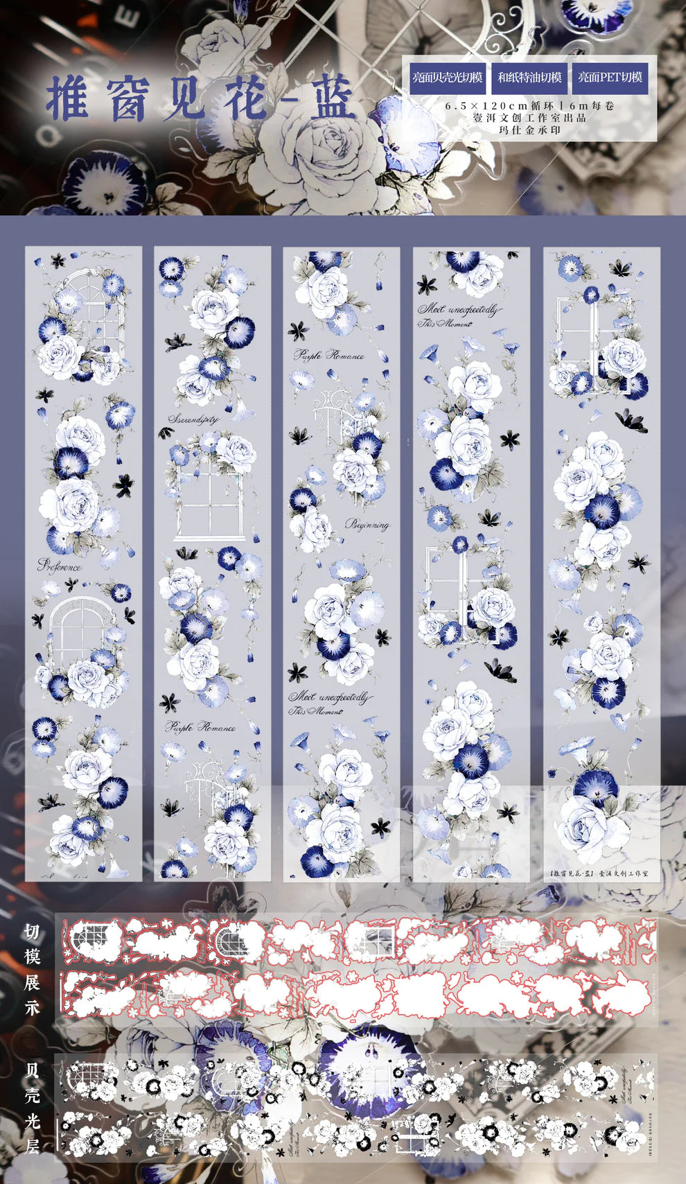 Y - Open the window see flowers | Blue