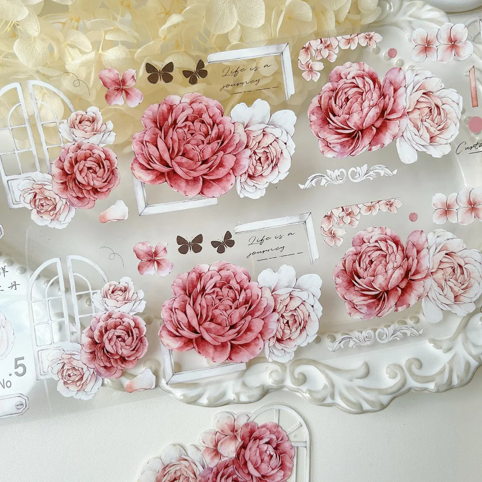 Y - Pink Peony Retro