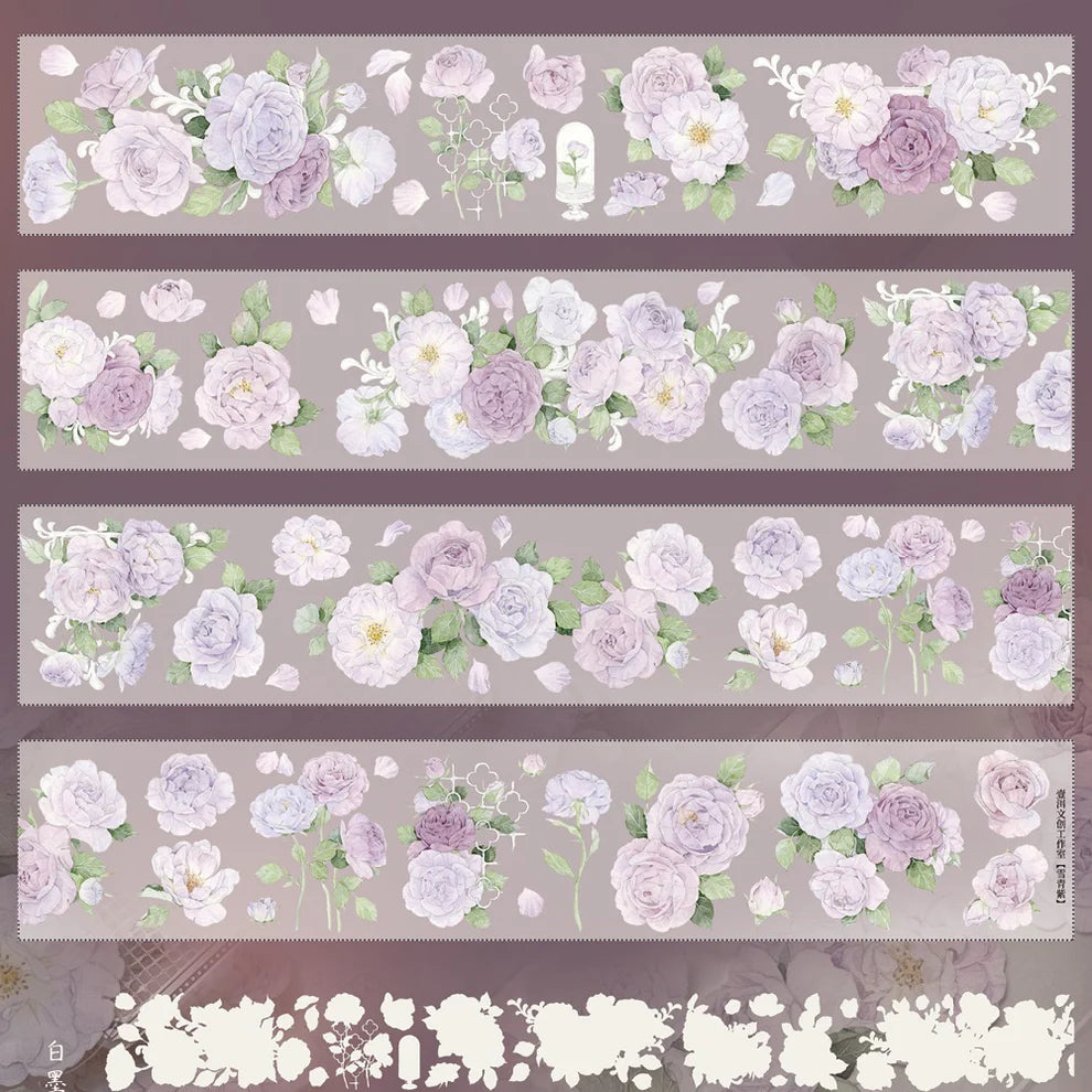 Y - Snow in Cyan and Purple