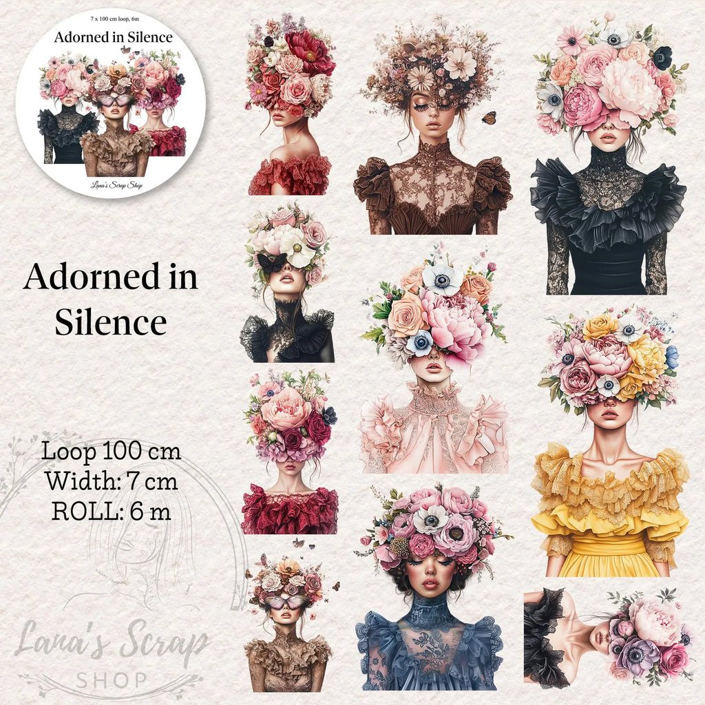 Lana's Scrap Shop - Adorned in Silence | PET Tape