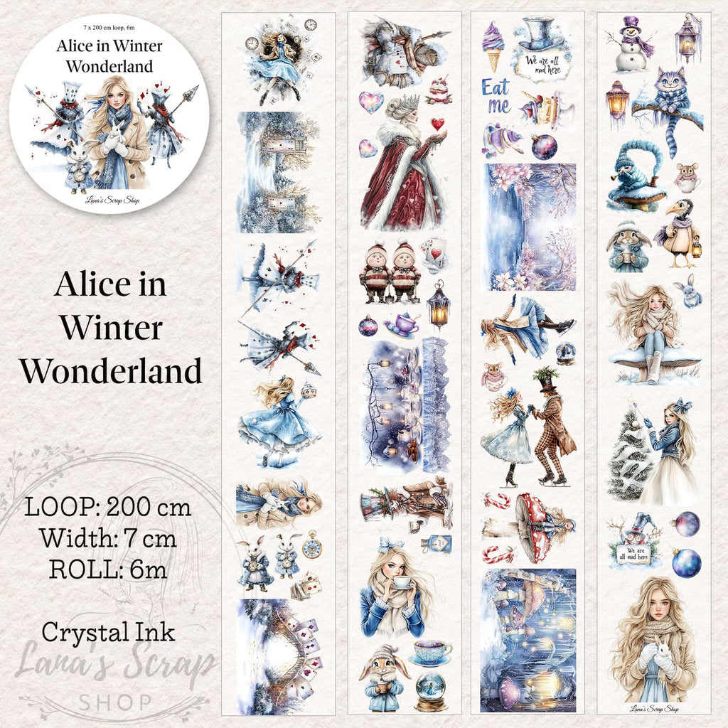 Lana's Scrap Shop - Alice in Winter Wonderland | PET Tape