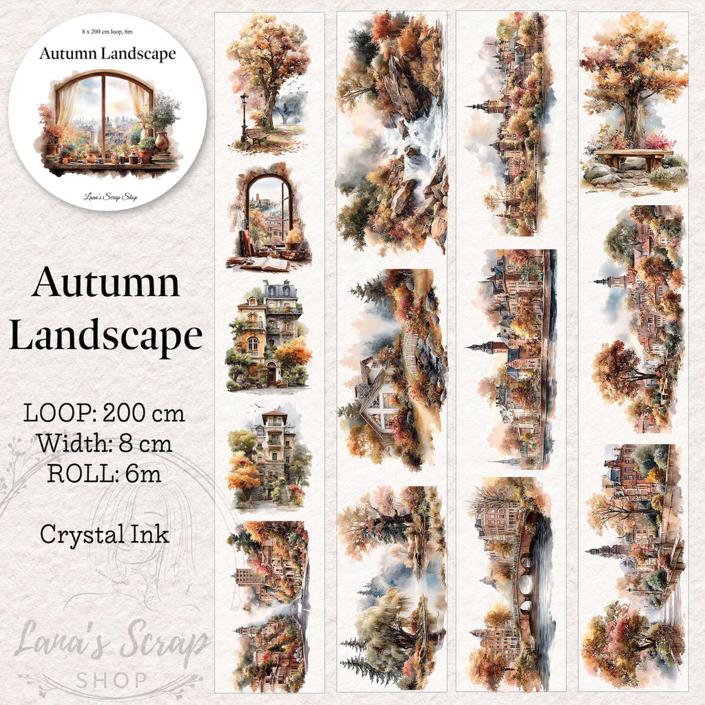 Lana's Scrap Shop - Autumn Landscape | PET Tape