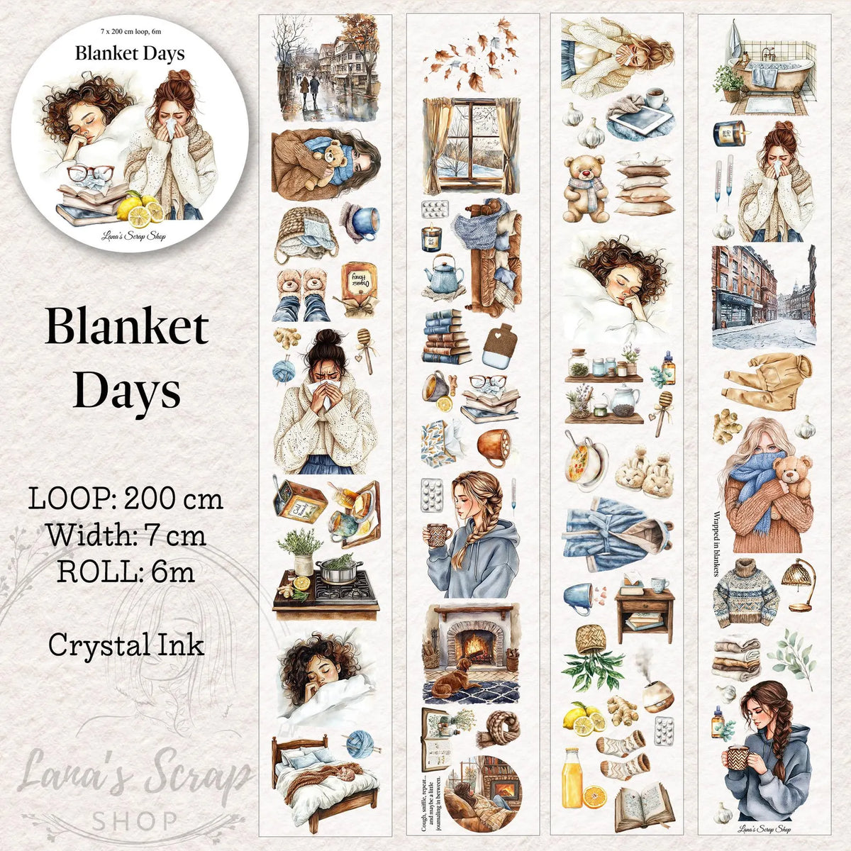 Lana's Scrap Shop - Blanket Days | PET Tape