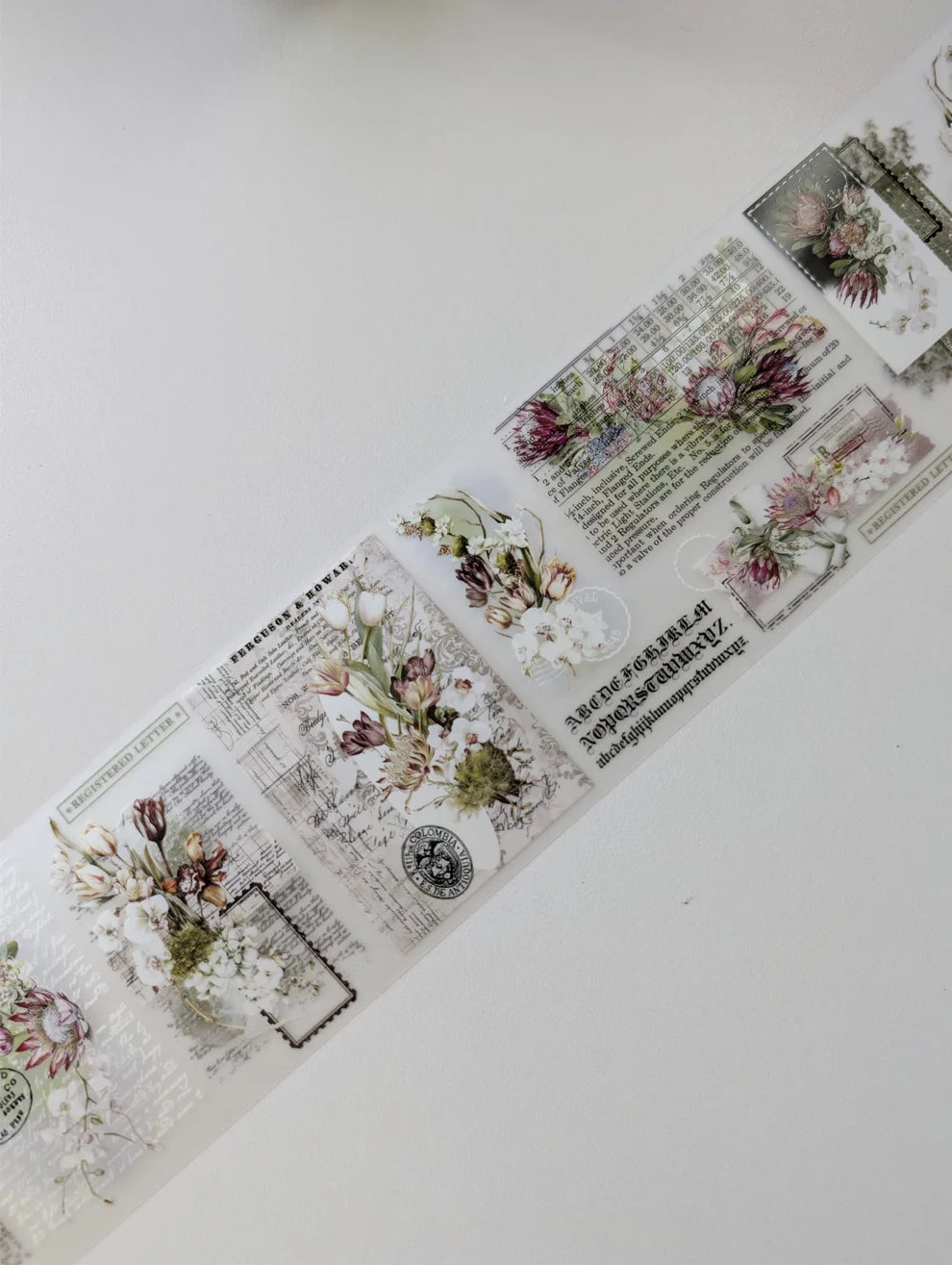 Sindhura’s Crafts Studio - Botanical Postmarks | Matt PET Tape