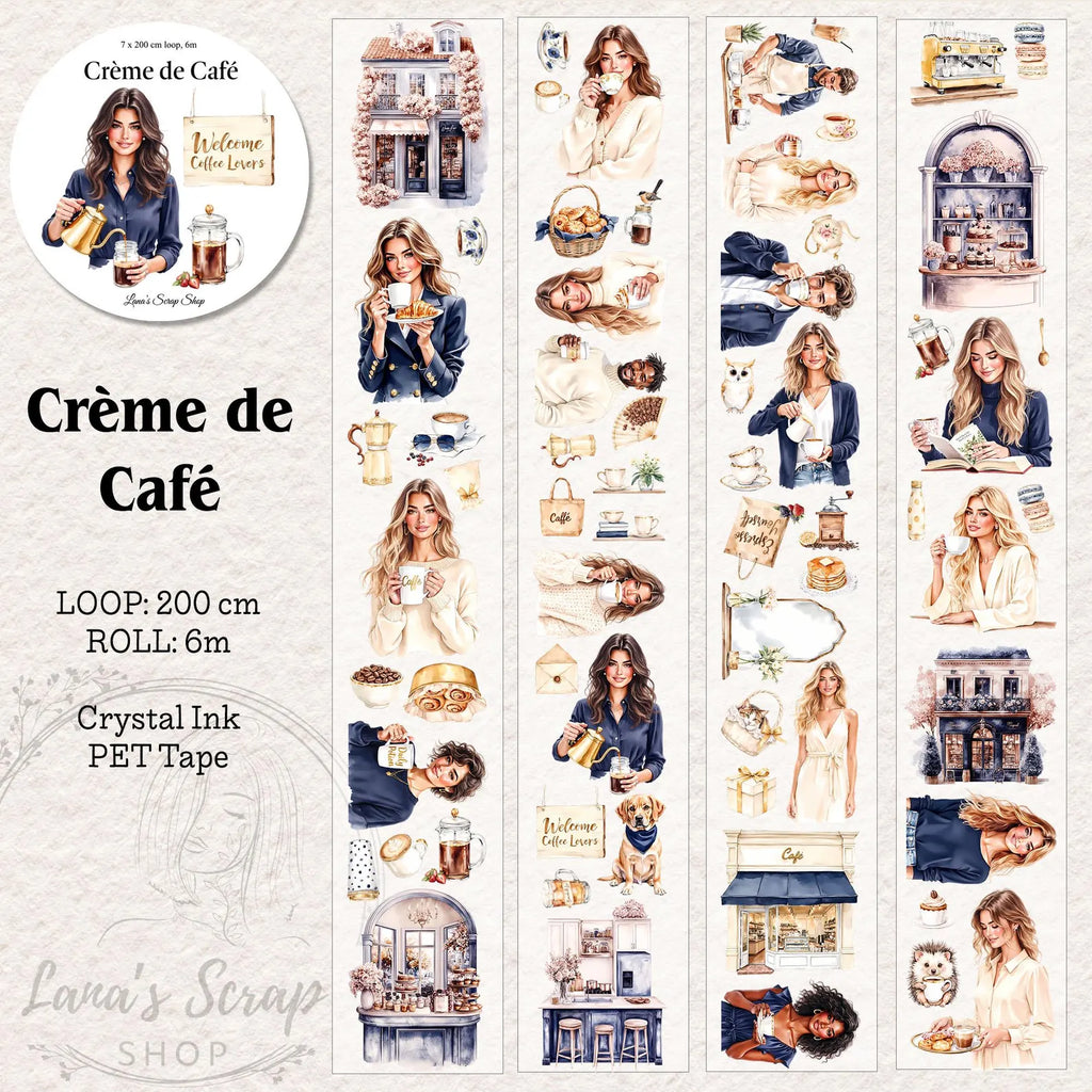 Lana's Srap Shop - Crème de Café | PET Tape