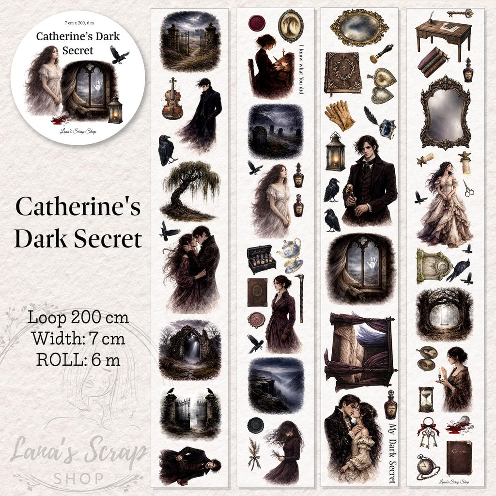 Lana's Scrap Shop - Catherine's Dark Secret | PET Tape