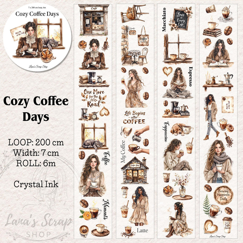 Lana's Scrap Shop - Cozy Coffee Days | PET Tape