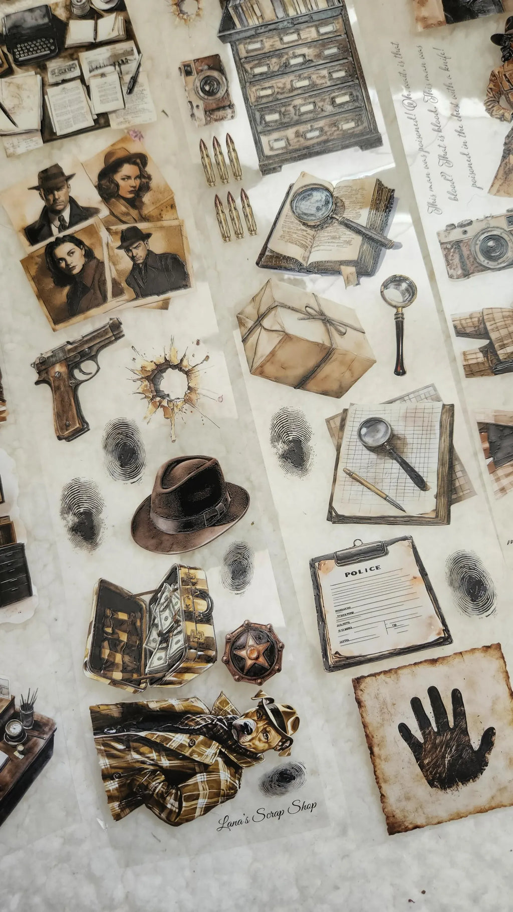 Lana's Scrap Shop - Detective Story | PET Tape