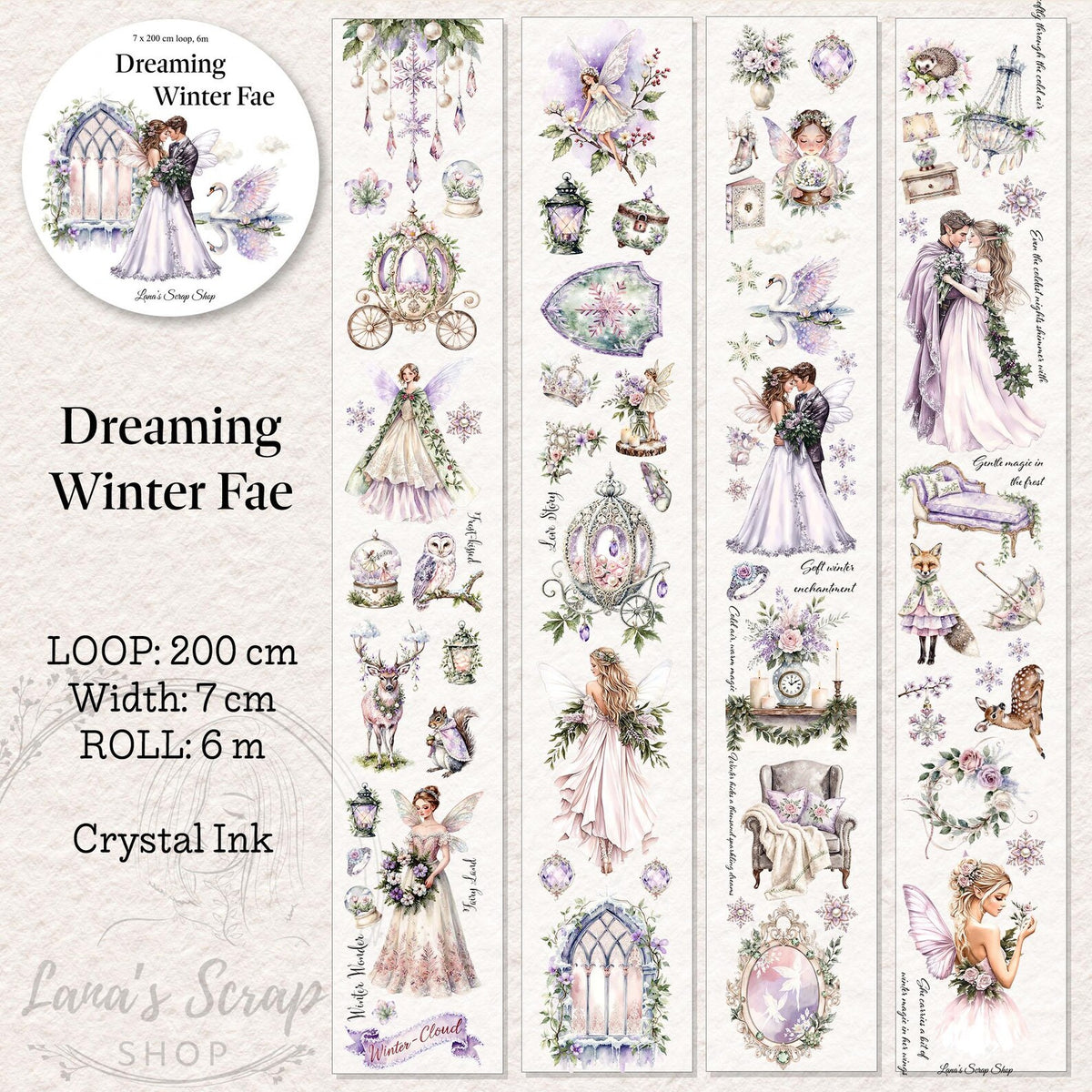 Lana's Scrap Shop - Dreaming Winter Fae | PET Tape