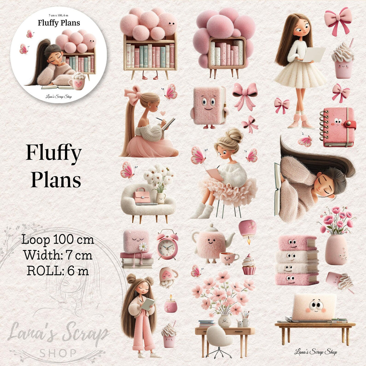 Lana's Scrap Shop - Fluffy Plans | PET Tape
