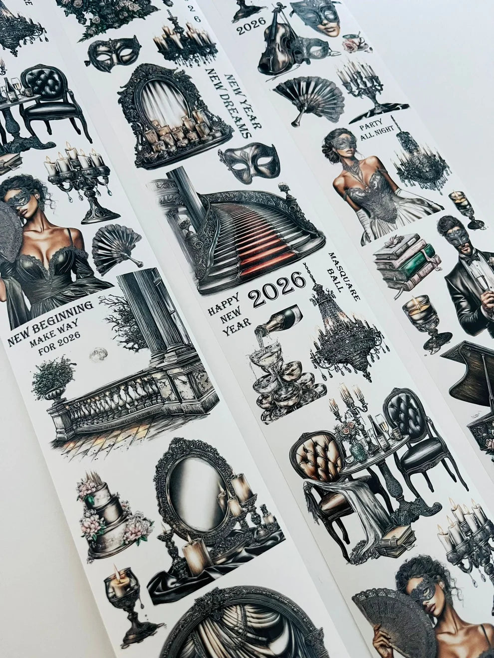Sindhura’s Crafts Studio - Midnight Gala | Washi Paper