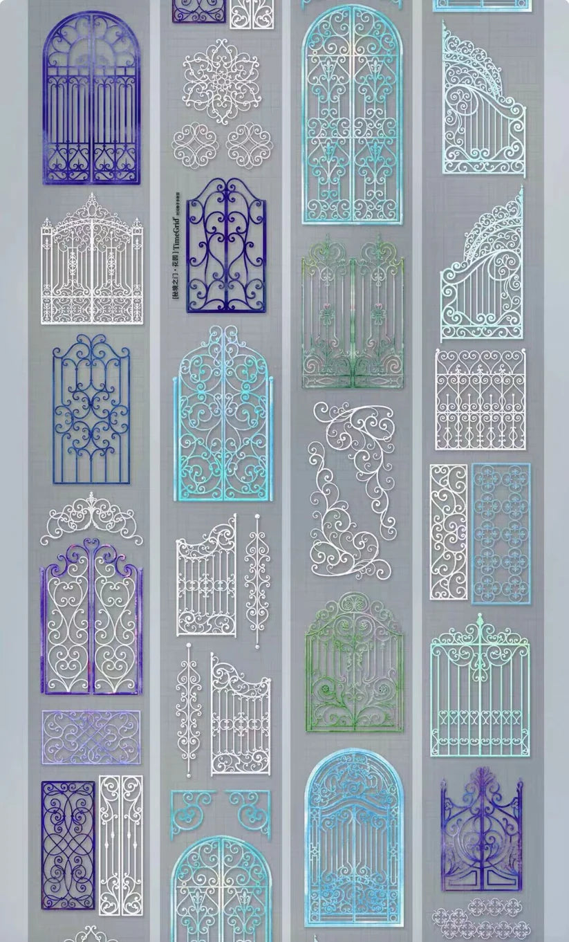 TimeGrid - The Secret Garden | 3D Clear PET Tape