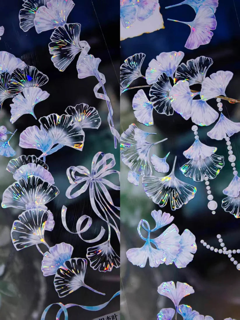 TimeGrid - Ginkgo Leaf | 3D Shell Light PET Tape