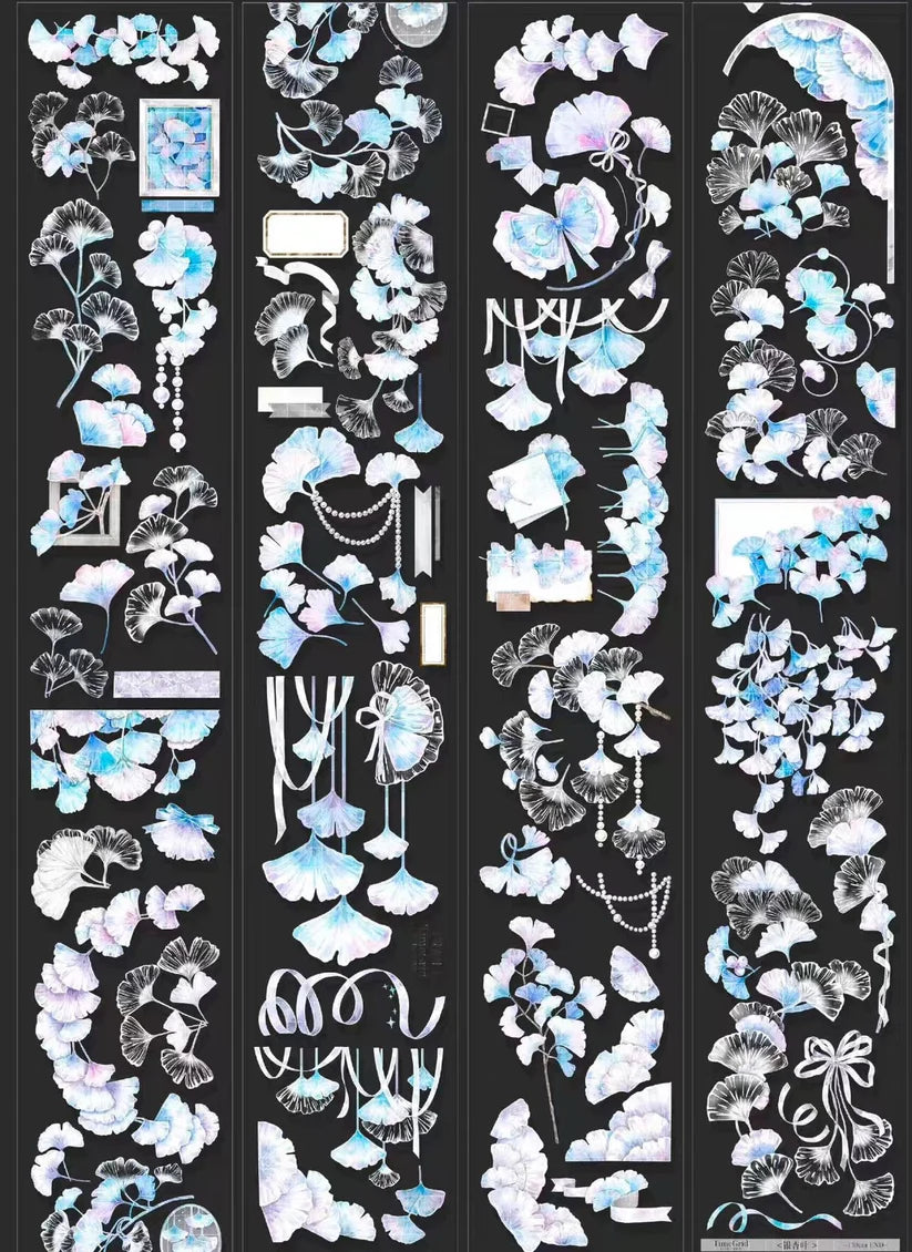 TimeGrid - Ginkgo Leaf | 3D Shell Light PET Tape