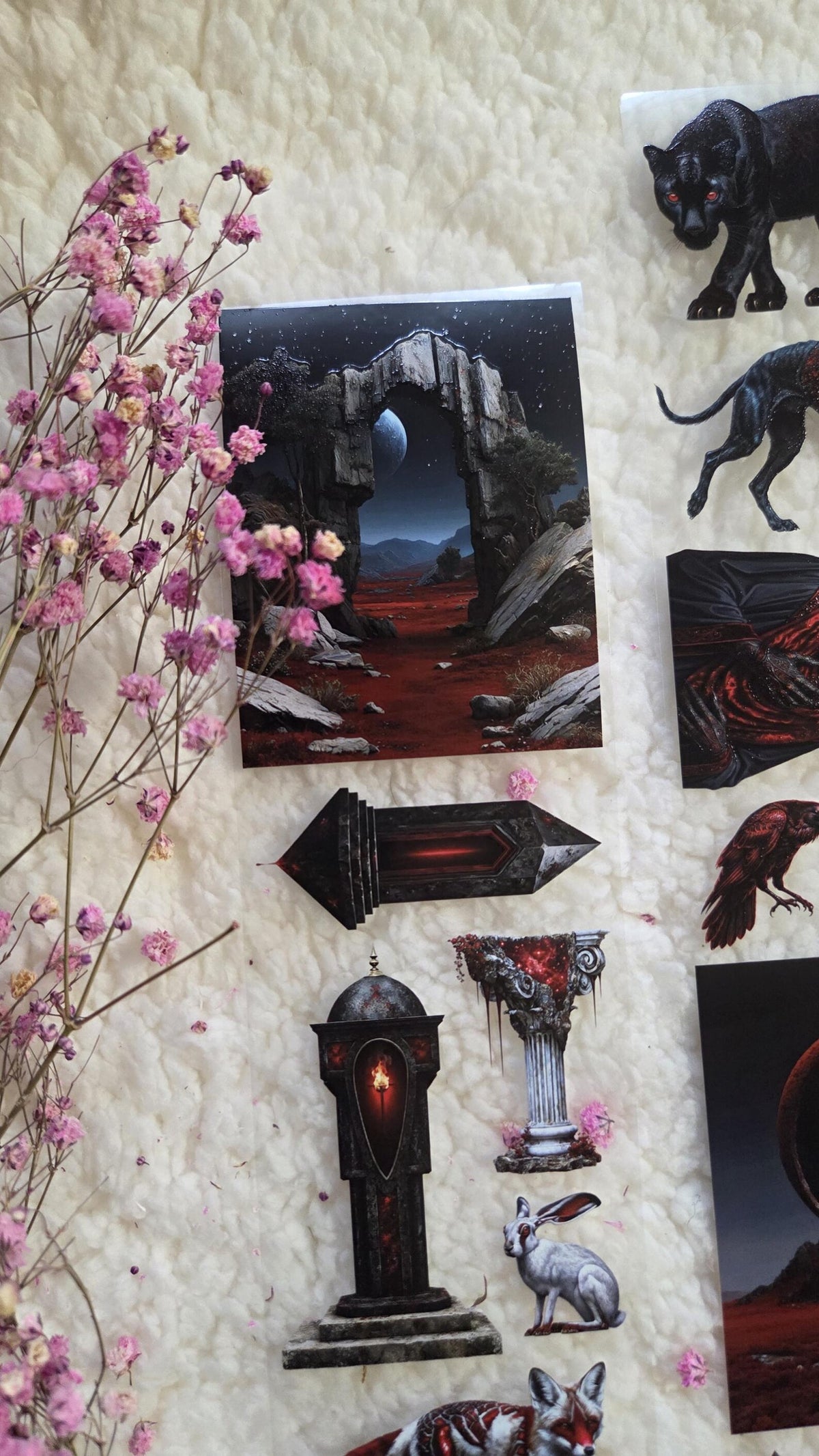Lana's Scrap Shop - Crimson Moon Sanctum | PET Tape