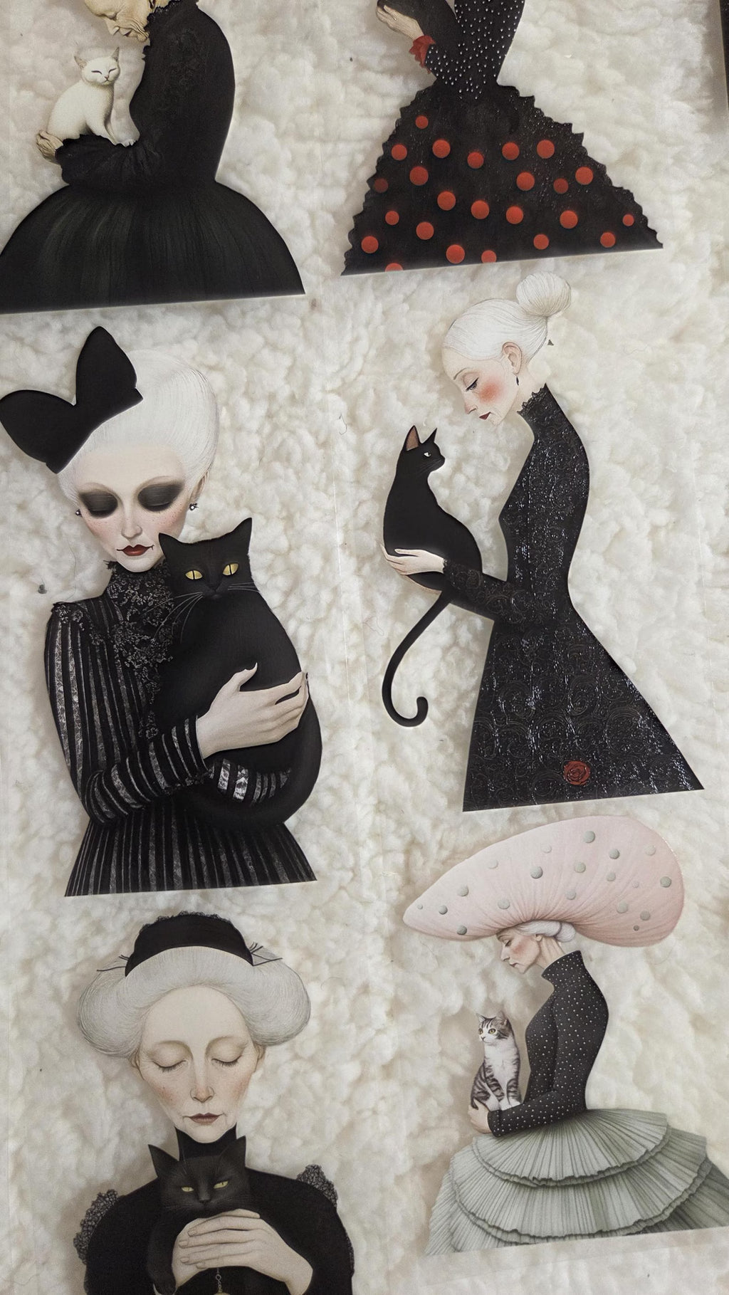 Lana's Scrap Shop - Old Ladies with Cats | PET Tape