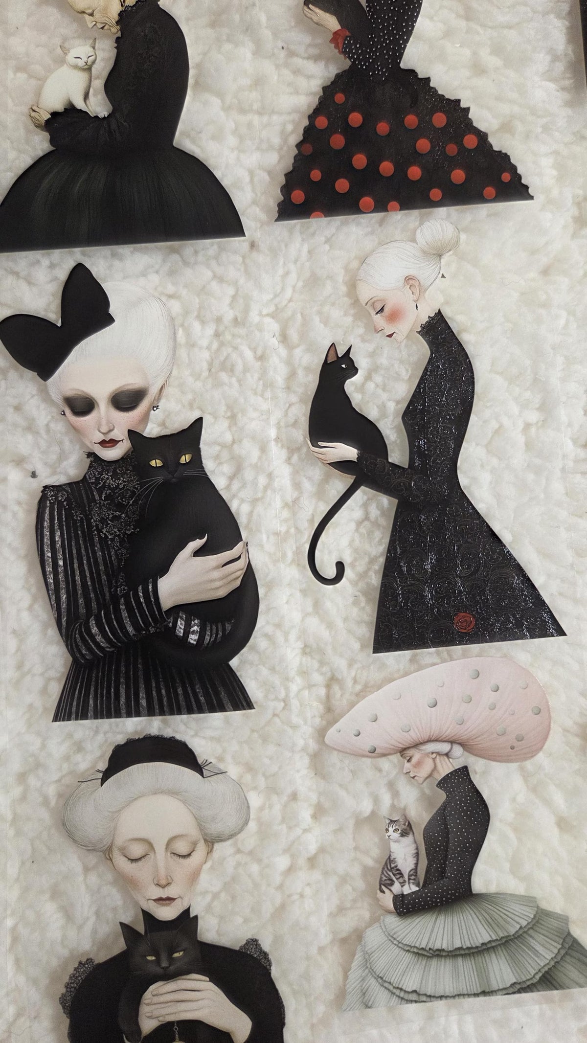 Lana's Scrap Shop - Old Ladies with Cats | PET Tape