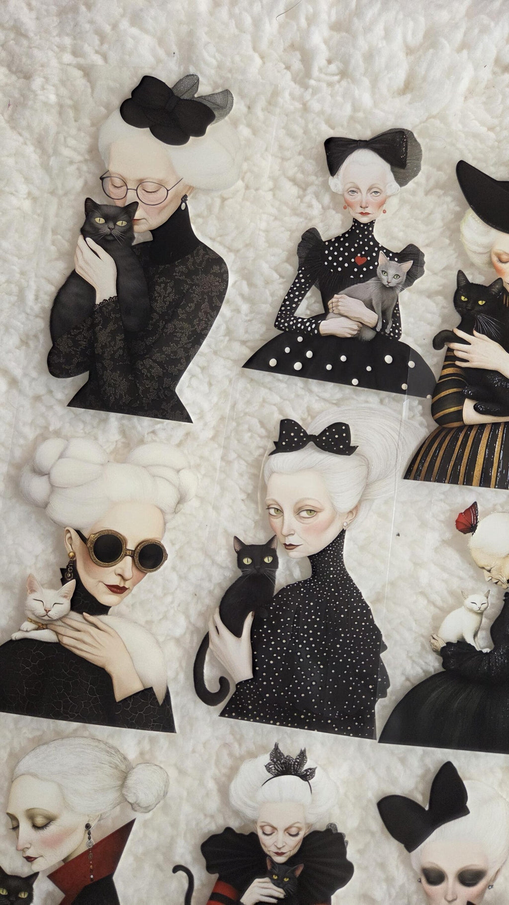 Lana's Scrap Shop - Old Ladies with Cats | PET Tape