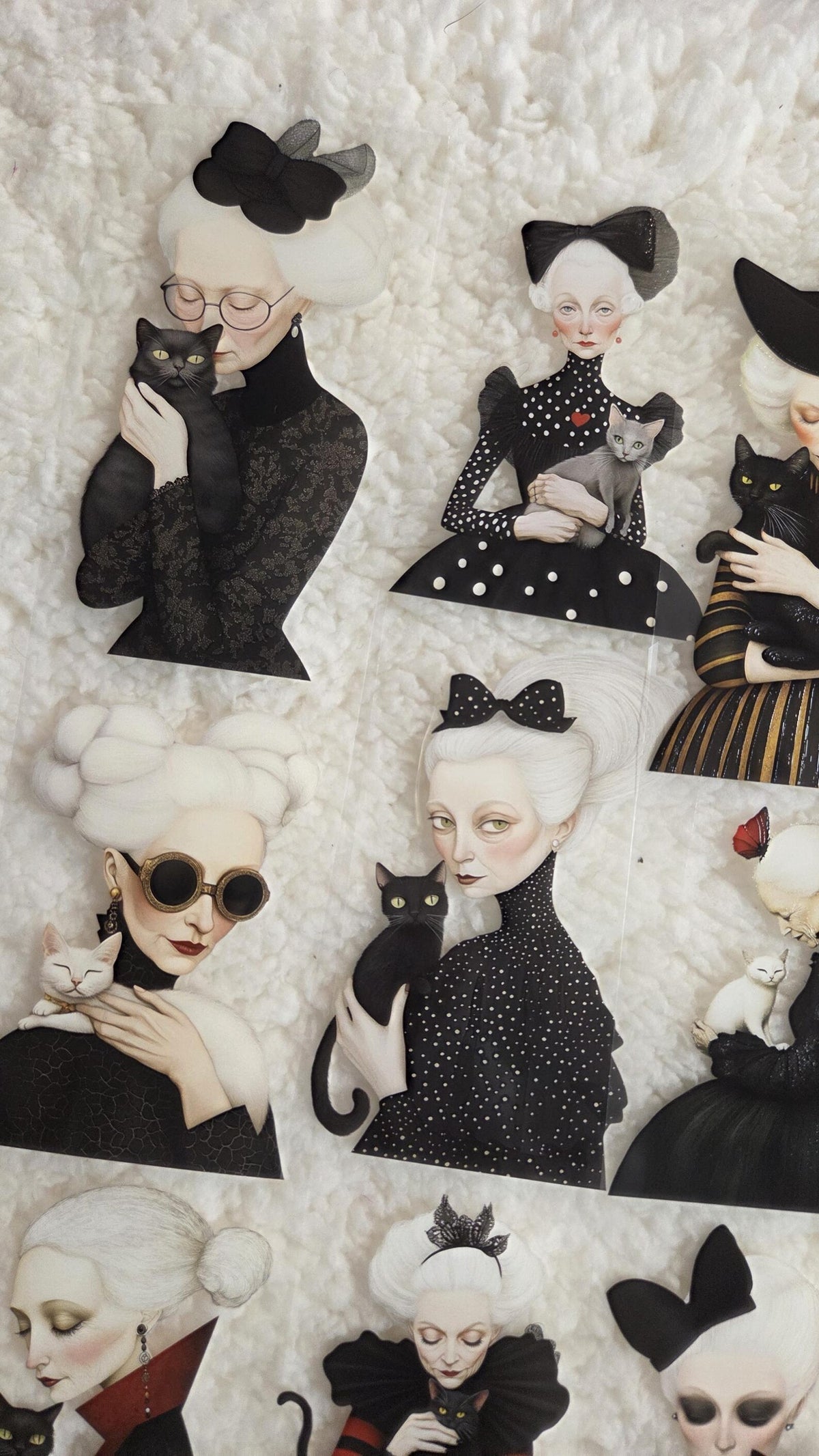 Lana's Scrap Shop - Old Ladies with Cats | PET Tape