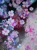 TimeGrid - Pink&Violet Lucky Clover | 3D Shell Light PET Tape