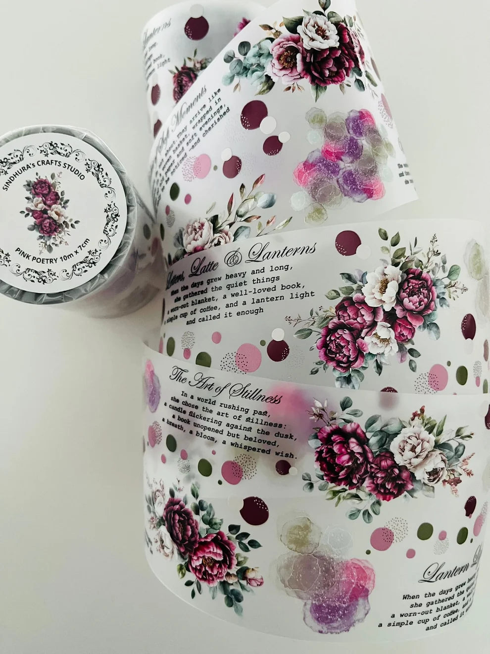 SCS - Poesía Rosa | Cinta PET Mate
