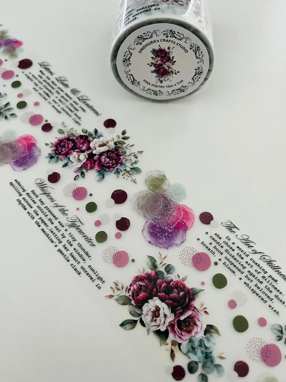 SCS – Pink Poetry | Mattes PET-Klebeband
