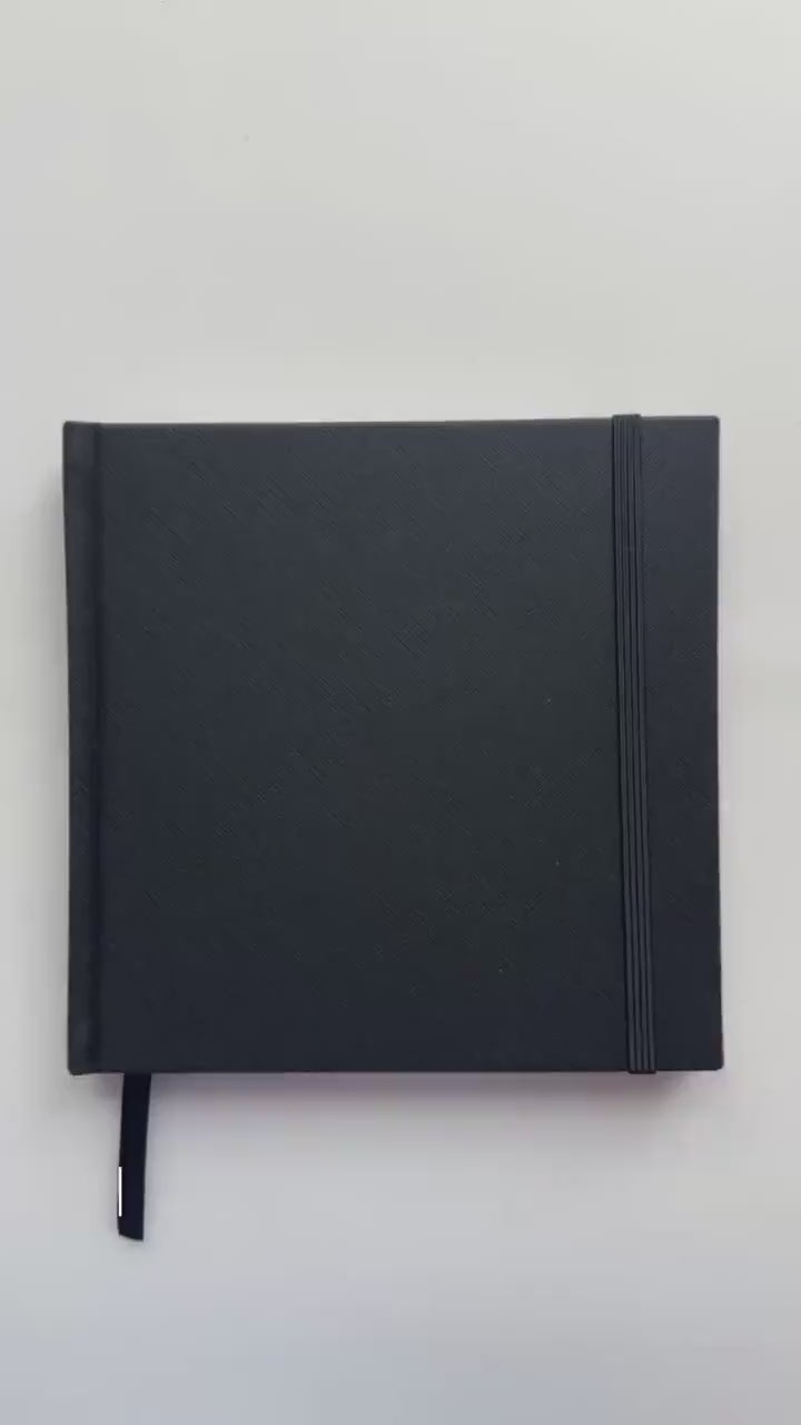 OW - Watercolor Art 148x148mm Black | Journal