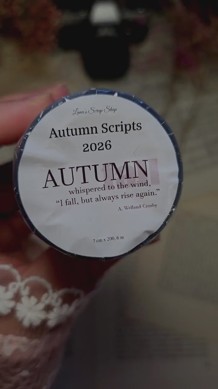 LA - Autumn Scripts | PET Tape