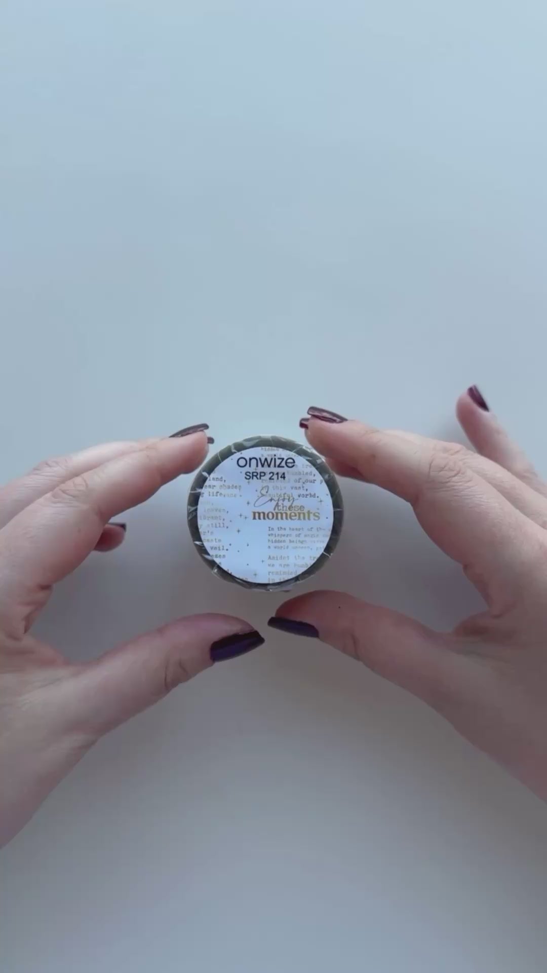 OW - Golden Manuscript SRP 214 | Holo Gold Foil PET Tape