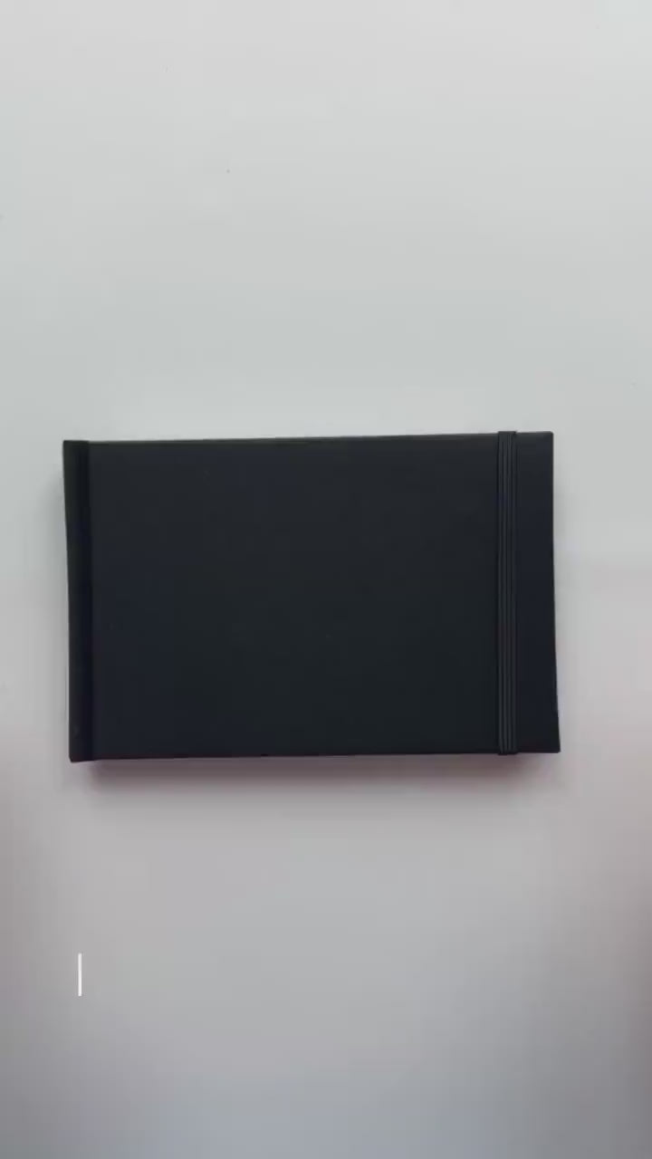OW - Watercolor Art 148x90mm Black | Journal