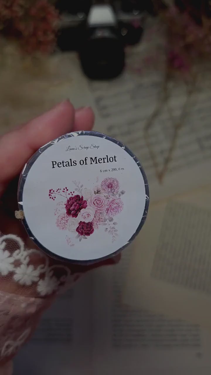 LA - Petals of Merlot | PET Tape