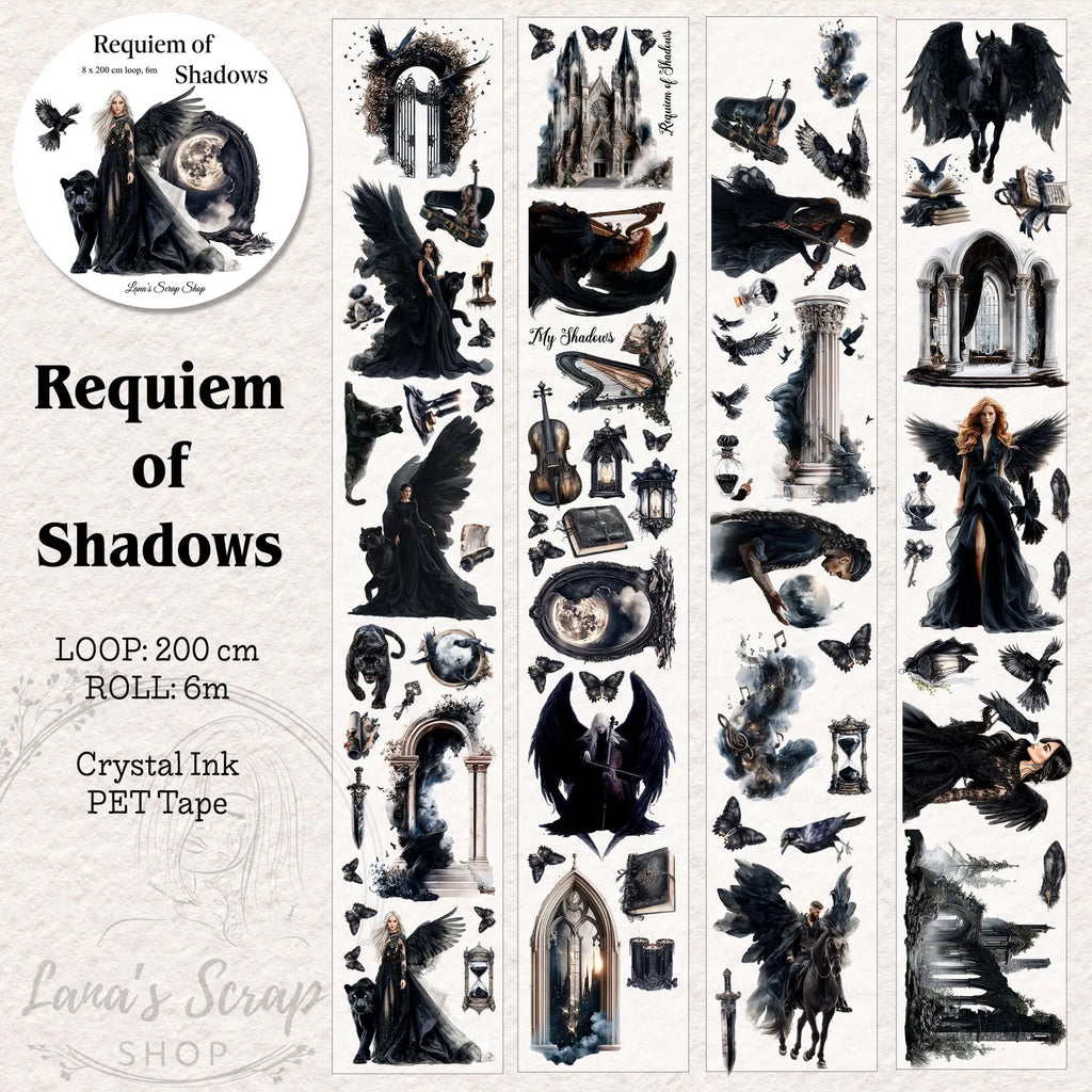 Lana's Scrap Shop - Requiem of Shadows | PET Tape
