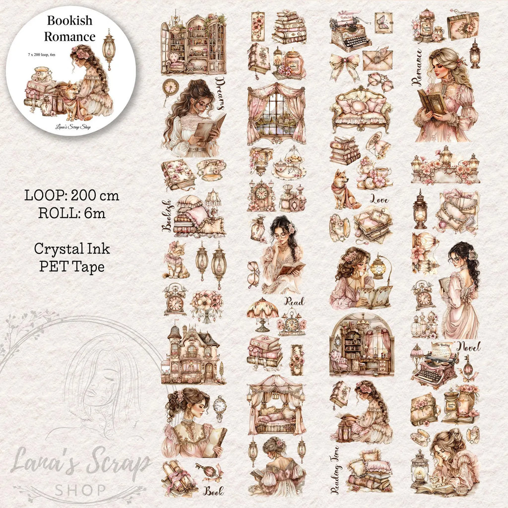Lana's Scrap Shop - Bookish Romance | PET Tape