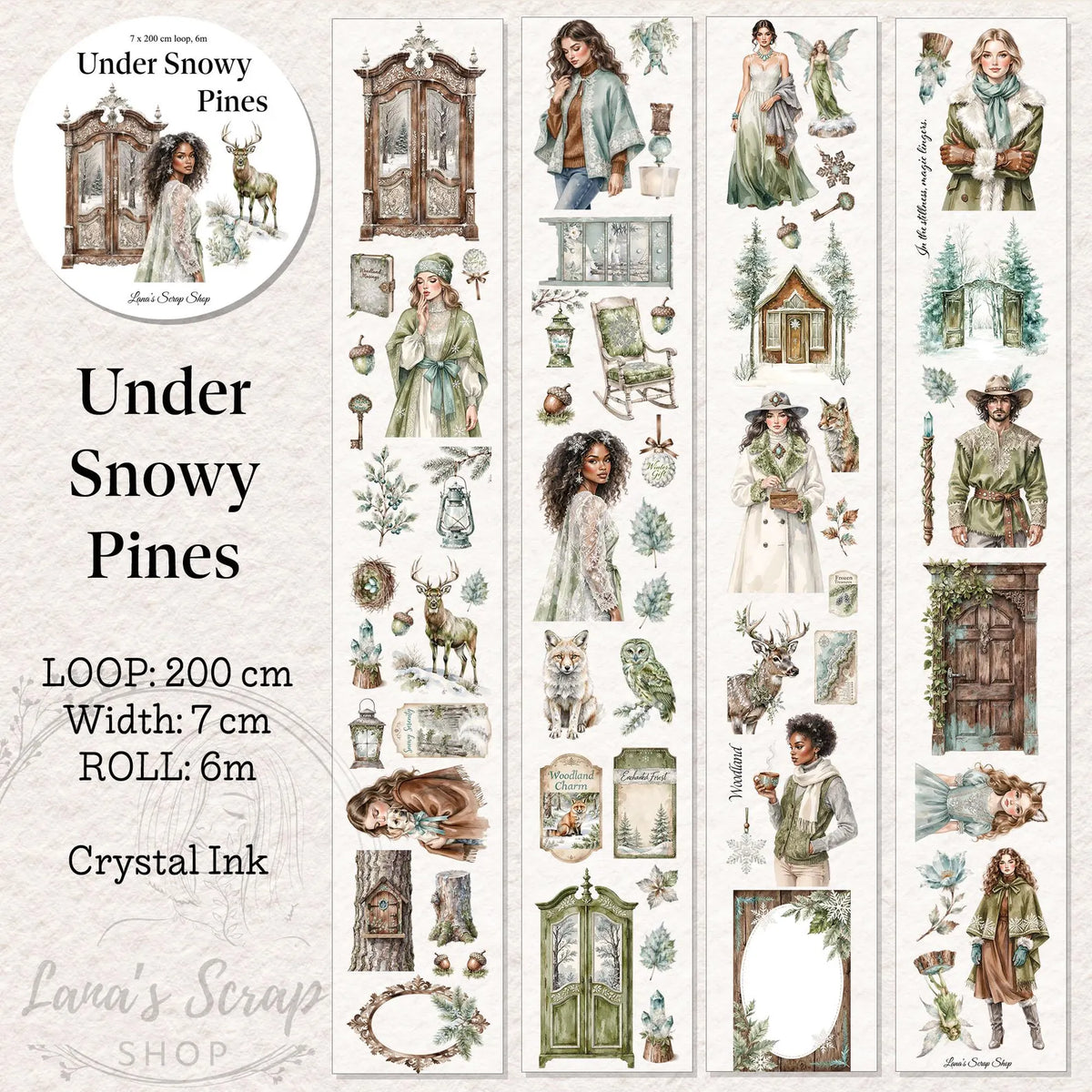Lana's Scrap Shop - Under Snowy Pines | PET Tape