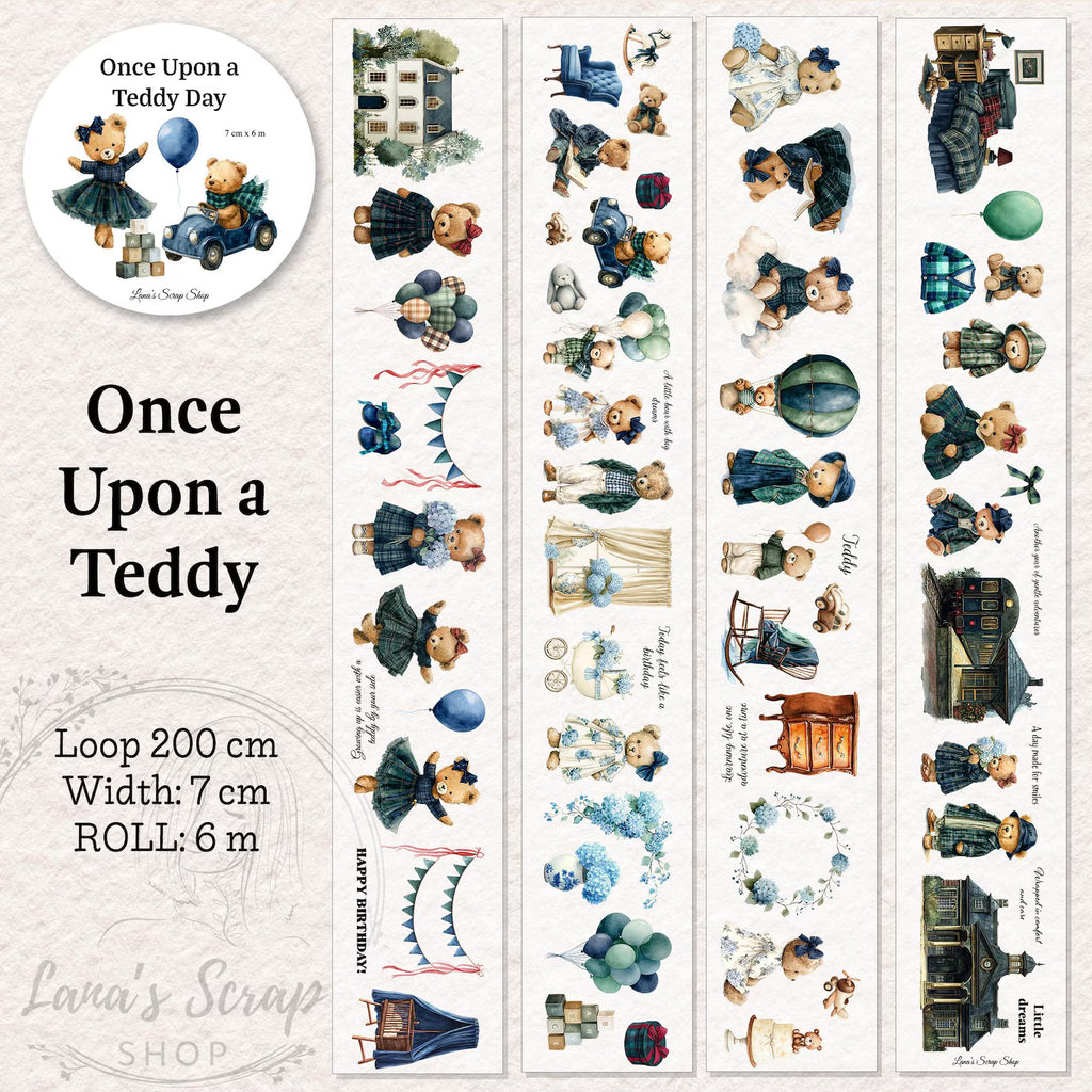 Lana's Scrap Shop - Once Upon a Teddy Day | PET Tape